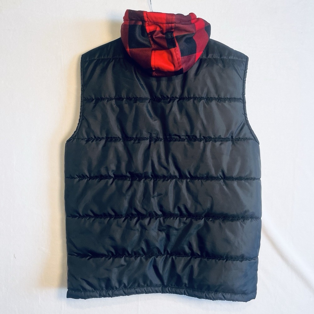 Ecko Unltd. Puffer Vest  Lg Black Full Zip Up Quilted Sleeveless Y2K Raw & Uncut - Picture 7 of 15